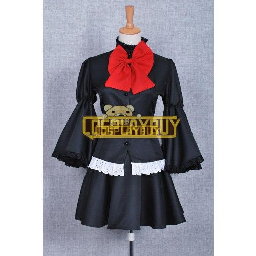 K-On Cosplay Mio Akiyama Black Dress