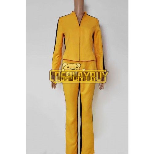 Kill Bill Costume Beatrix Kiddo Yellow Uniform