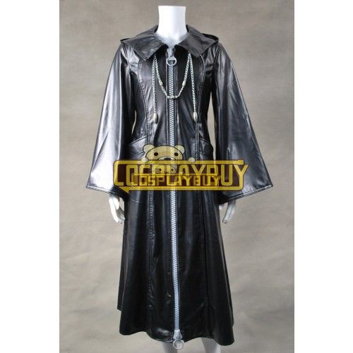 Kingdom Hearts Organization XIII 13 Cosplay Leather Coat