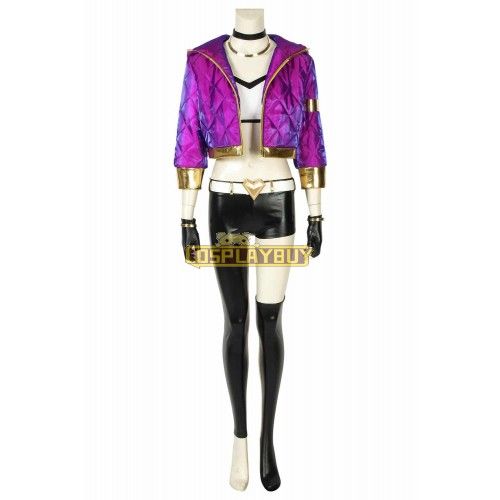 League of Legends LOL Akali KDA Cosplay Costume