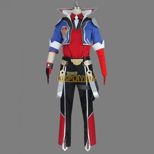 League of Legends LOL Battle Academia Ezreal Cosplay Costume