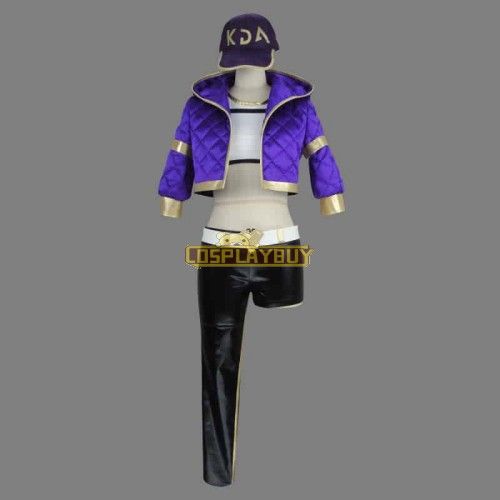 League of Legends LOL K/DA Akali Cosplay Costume Version 2