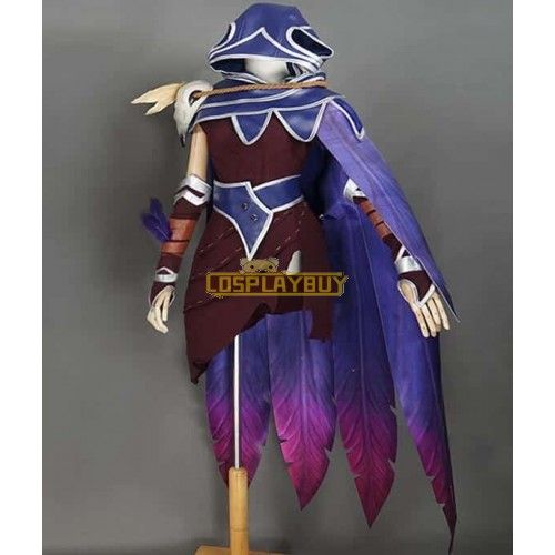 League of Legends LOL The Rebel Xayah Cosplay Costume