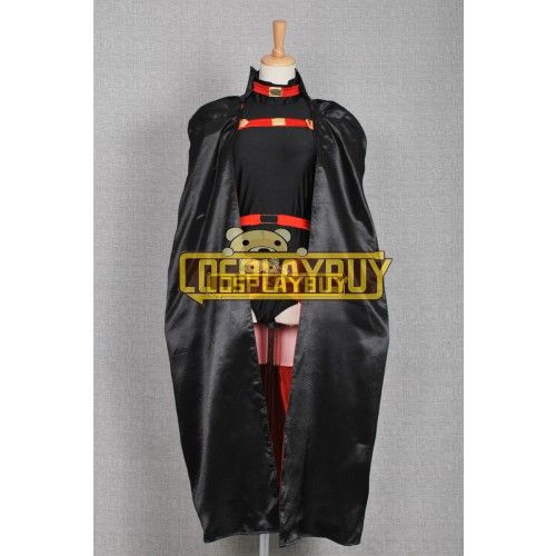 Magical Girl Lyrical Nanoha Cosplay Fate Testarossa Costume Cape