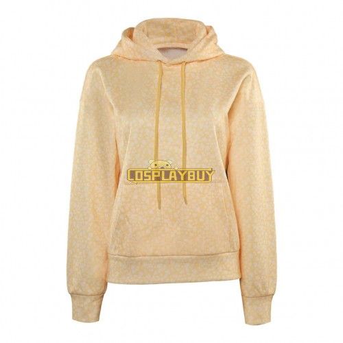 Moive Barbie 2023 Barbie Yellow Women Hoodie Cosplay Costume