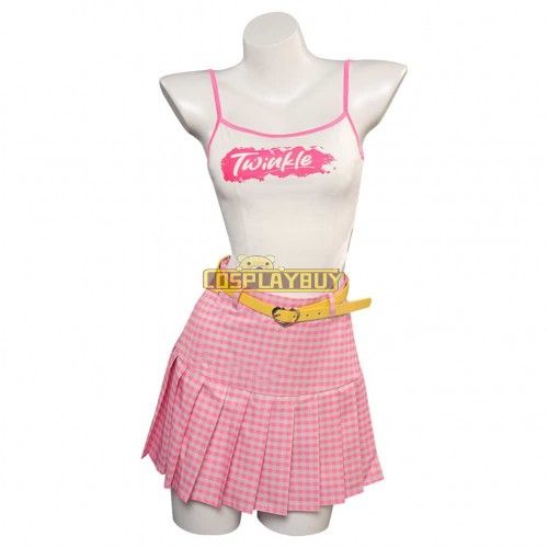 Movie Barbie 2023 Barbie Millennial Style Y2K Cosplay Costume -Coshduk