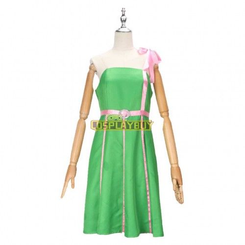 Movie Barbie 2023 Green Dress Cosplay Costume