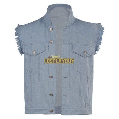 Movie Barbie 2023 Ken Denim Vest Cosplay Costume