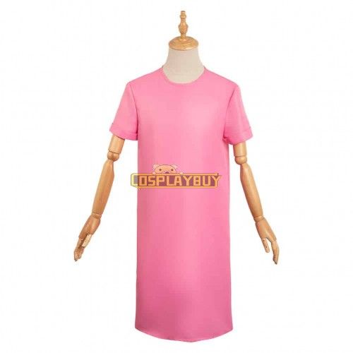 Movie Barbie 2023 Ken Men Pink Long Robe Cosplay Costume
