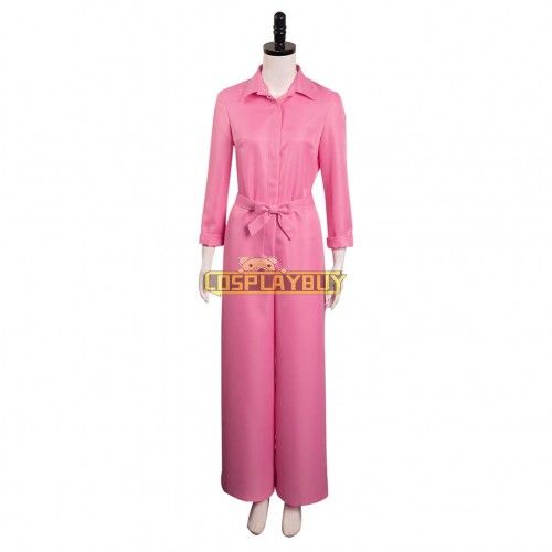 Movie Barbie 2023 Margot Robbie Barbie Pink Jump Cosplay Costume