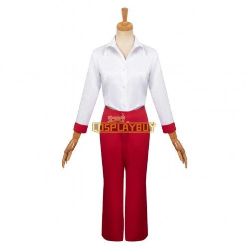 Movie Barbie 2023 Margot Robbie Barbie Rose Red Cosplay Costume