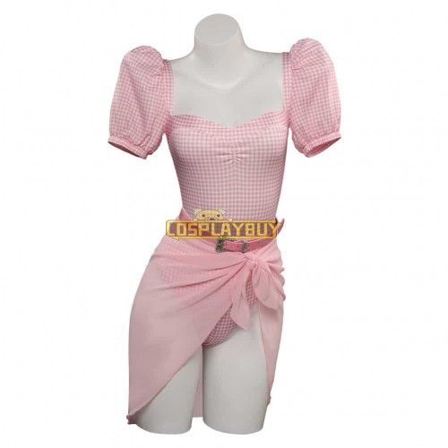 Movie Barbie 2023 Margot Robbie Barbie Sexy Skirt Cosplay Costume -Coshduk