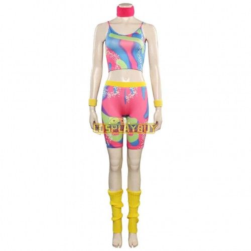 Movie Barbie 2023 Margot Robbie Barbie Skating Sportswear Cosplay Costume