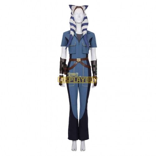 Movie Star Wars The Clone Wars Ahsoka Tano Cosplay Costume