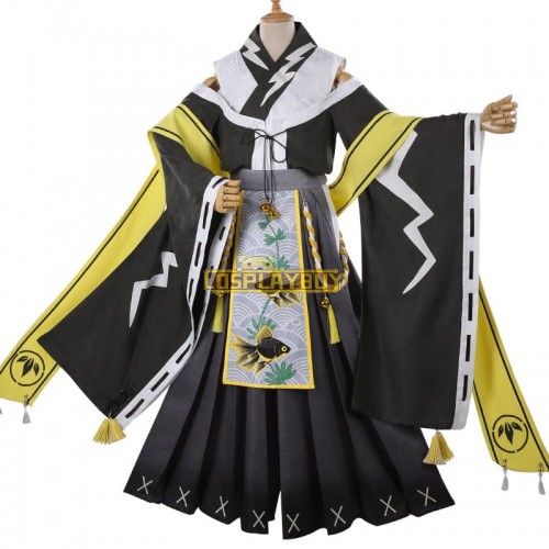 My Hero Academia Boku no Hero Academia Denki Kaminari Chargebolt Flower Festival Kimono Cosplay Costume