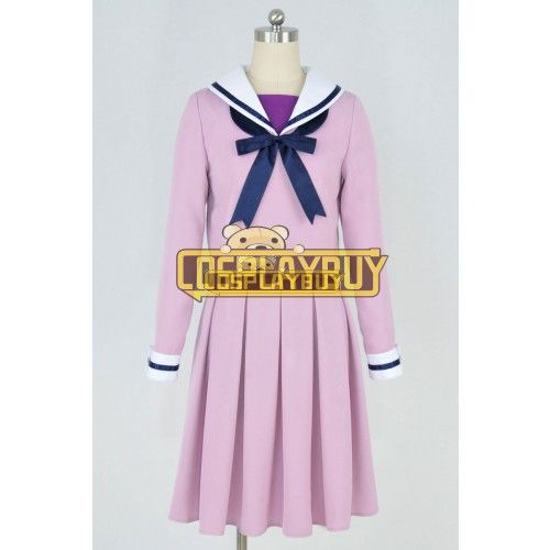 Noragami Cosplay Hiyori Iki Purple Uniform