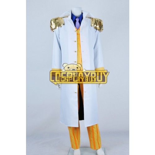 One Piece Cosplay Sakazuki Kizaru Yellow Suit