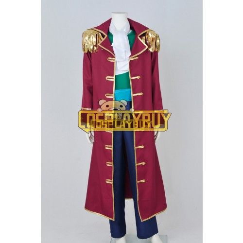 One Piece Cosplay Gol D Roger Costume Pirate Hat