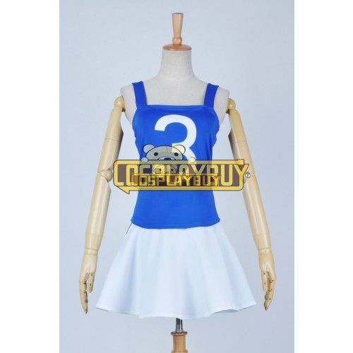 One Piece Cosplay Nami White Blue Costume