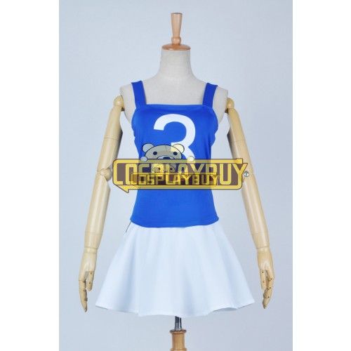 One Piece Cosplay Nami White Blue Costume