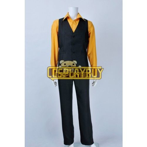 One Piece Cosplay Sanji Costume Yellow Shirt