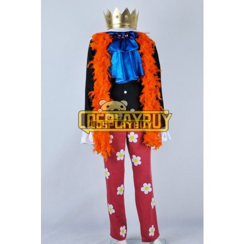 One Piece Cosplay Brook Costume Orange Scarf