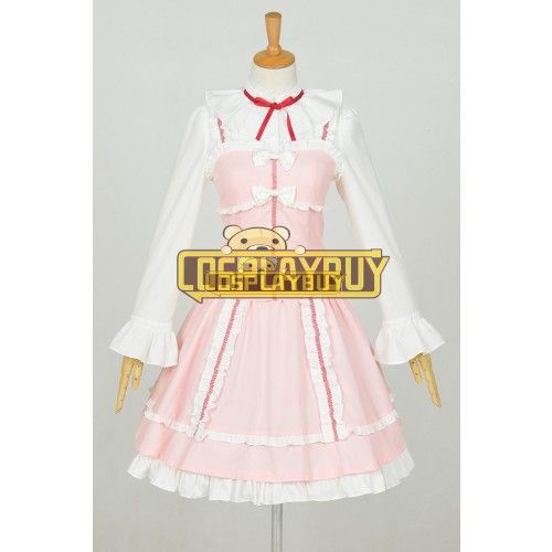 Oreimo Cosplay Ruri Gokō Pink Dress