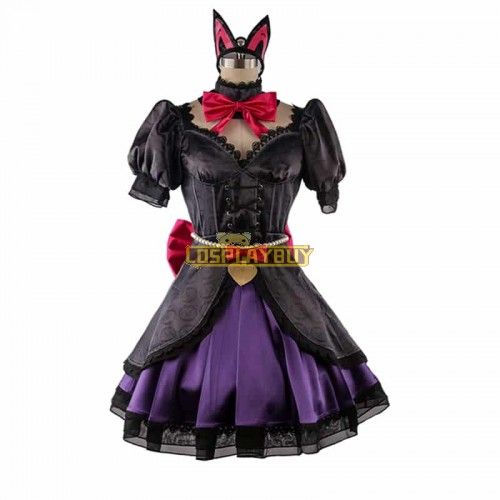 Overwatch D.VA Hana Song Black Cat Cosplay Costume