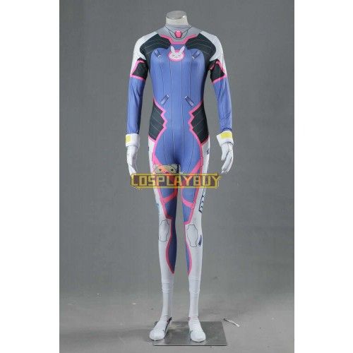 Overwatch D.VA Zentai Jump Cosplay Costume