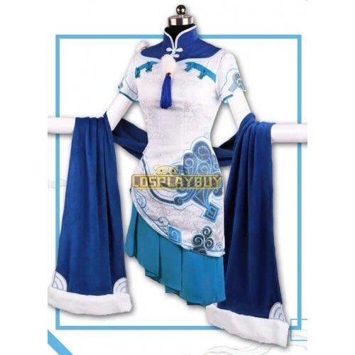 Overwatch Mei Cheongsam Cosplay Costume