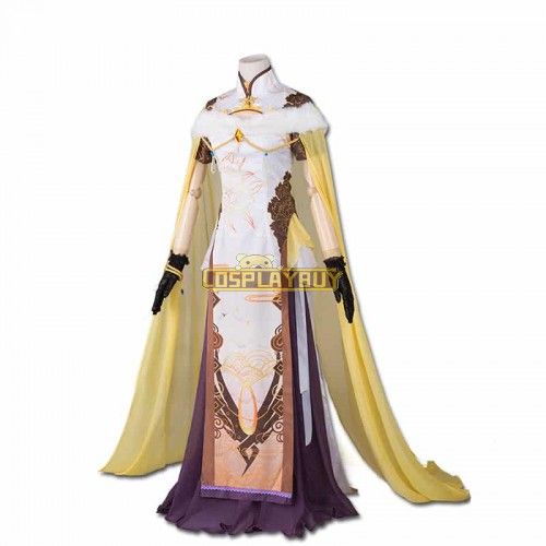 Overwatch Mercy Angela Ziegler Cheongsam Cosplay Costume