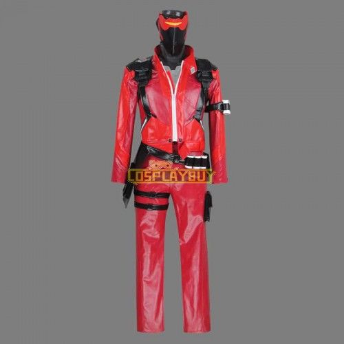 Overwatch Soldier 76 Red Cosplay Costume