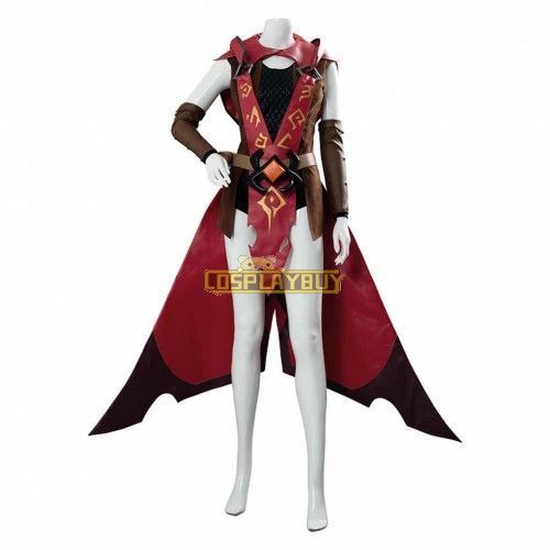 Overwatch Warlock Ashe Cosplay Costume