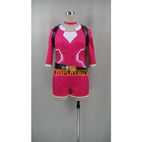 Pokemon Go Female Trainer Red Cosplay costume