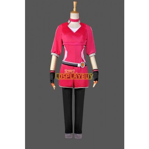 Pokemon Go Female Trainer Team Instinct Mystic Valor Red Cosplay Costume
