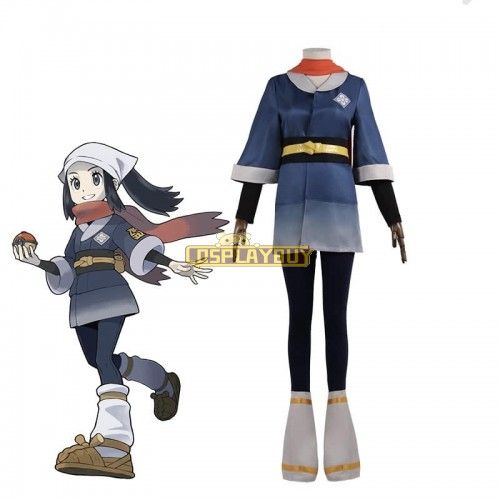 Pokemon Legends: Arceus Akari Cosplay Costume