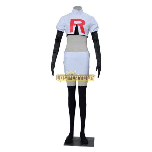 Pokemon Pocket Monster Jessie Cosplay Costume