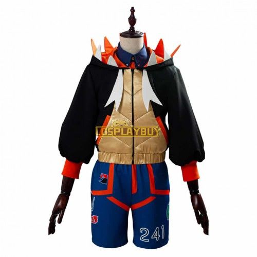 Pokemon Sword and Shield Raihan Cosplay Costume