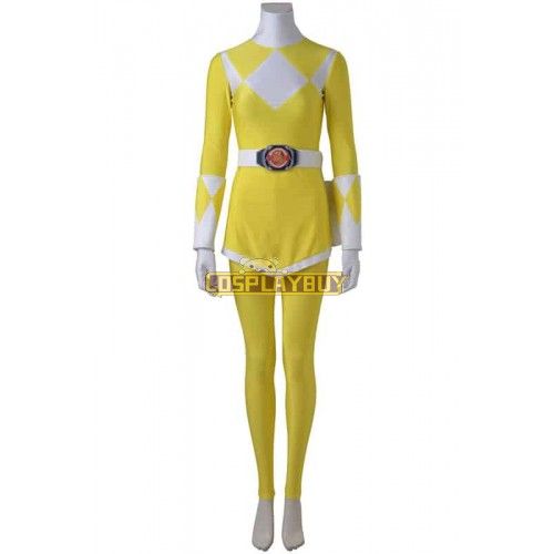 Power Rangers Trini/Yellow Ranger Cosplay Costume