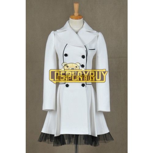 RWBY Weiss Schnee White Trailer Cosplay Coat