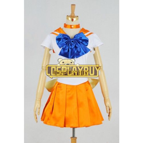 Sailor Moon Cosplay Venus Orange Dress