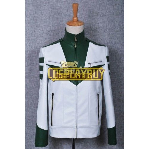 Space Battleship Yamato Green Leather Jacket