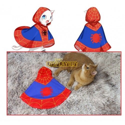 Spider-Man Far From Home Peter Parker Spiderman Cat Costume Pet Costume