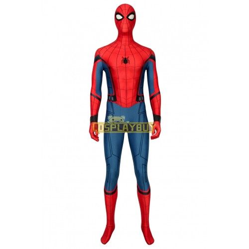 Spider-Man Far From Home Peter Parker Spiderman Jump Cosplay Costume