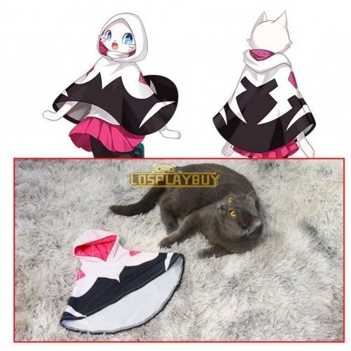 Spider-Man Into the Spider-Verse Gwen Stacy / Spider-Gwen Cat Costume Pet Costume