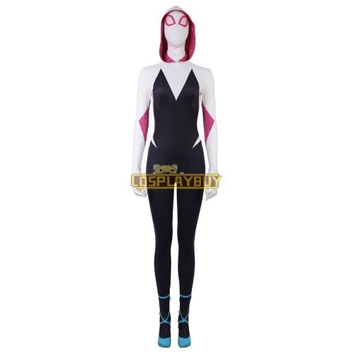 Spider-Man Into the Spider-Verse Gwen Stacy / Spider-Gwen Cosplay Costume Version 2