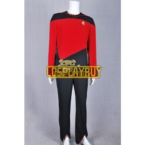 Star Trek Command Red Black Jumpsuit