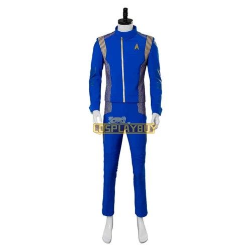 Star Trek: Discovery Captain Lorca Blue Uniform Cosplay Costume