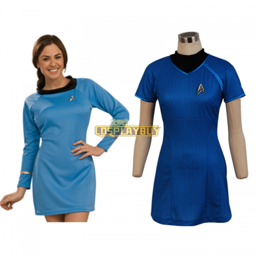 Star Trek Into Darkness Fleet Uhura Blue Dress Uniform Costume Adult Female