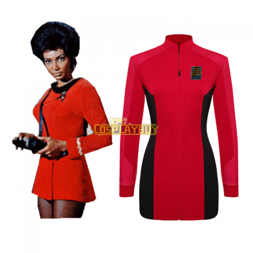 Star Trek：Strange New World S1 Nyota Uhura Cosplay Costumes Shirt Brooch Outfits Suit